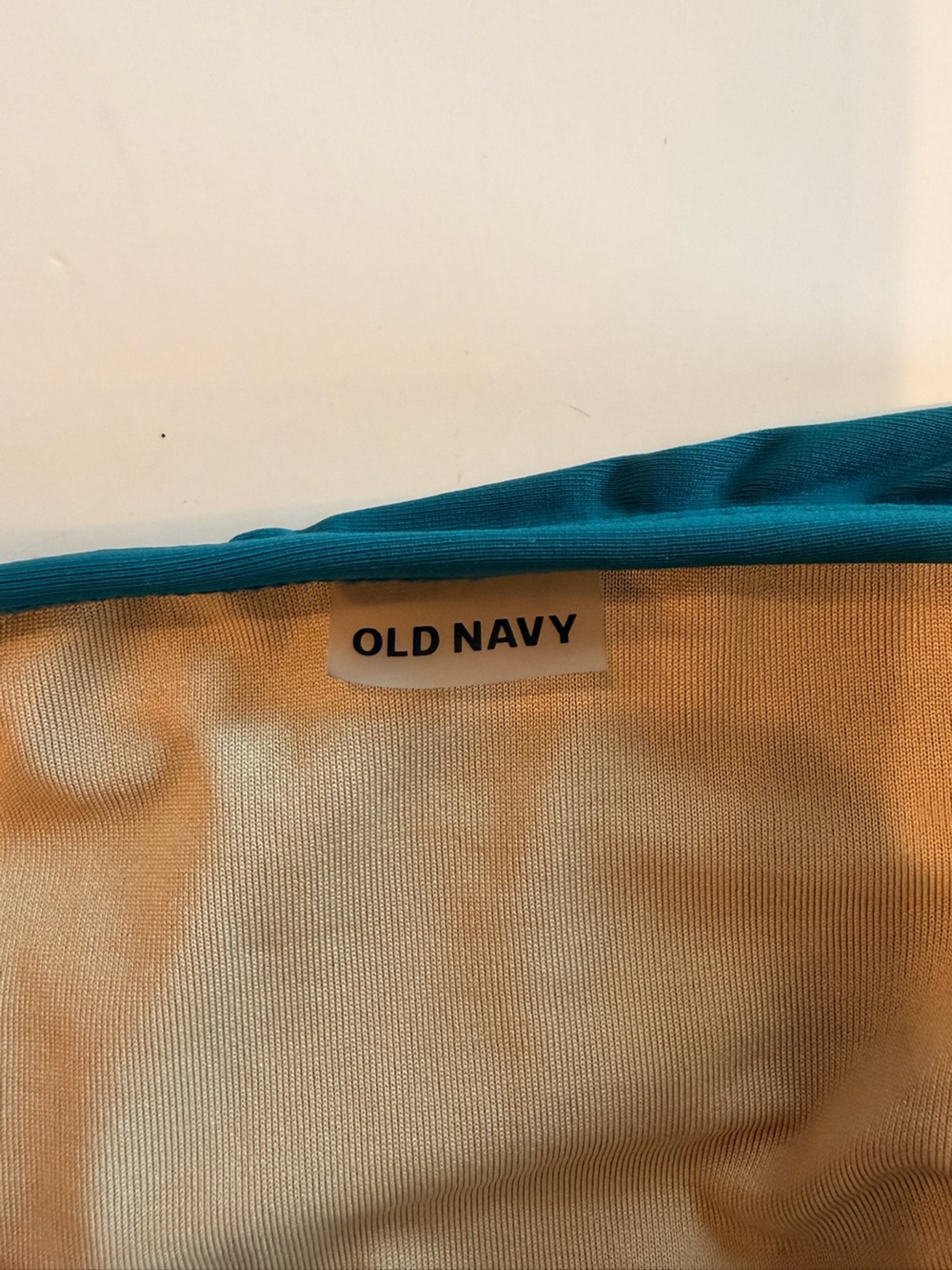 Old Navy Teal Stretch bikini 2 piece skort XL - Picture 4 of 13